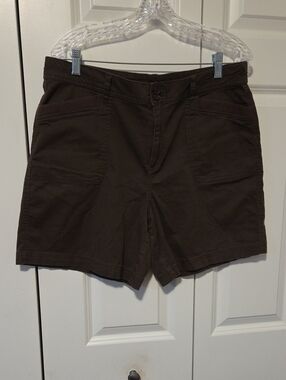 Kim Rogers Brown Women's Casual Shorts Size 14